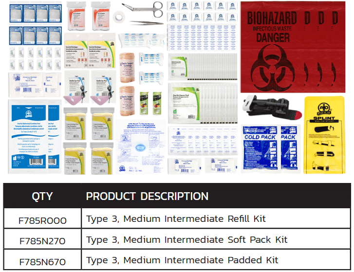 mud creek medics f785r000 refill type 3 medium intermediate