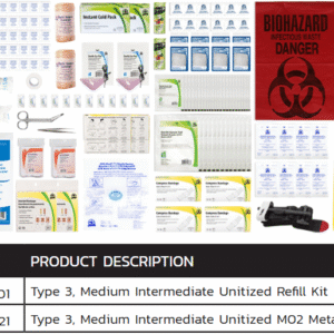 mud creek medics f785r001 refill type 3 medium intermediate unitized