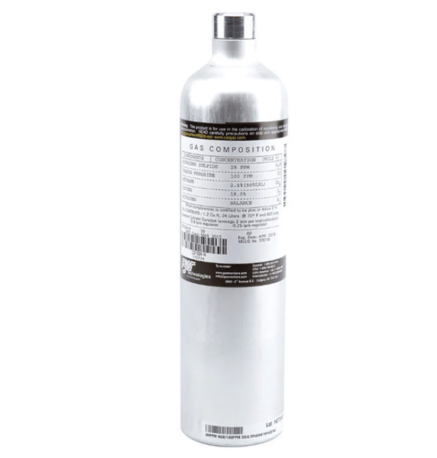 mud creek medics safety products 0001 calibration gas 4 gas standard blend 66l