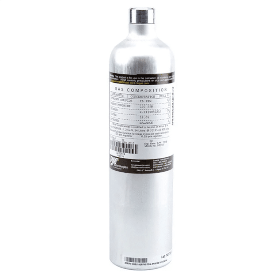mud creek medics safety products 0002 calibration gas 4 gas standard blend 120l
